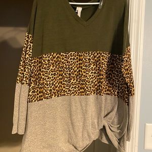 Color block long sleeve